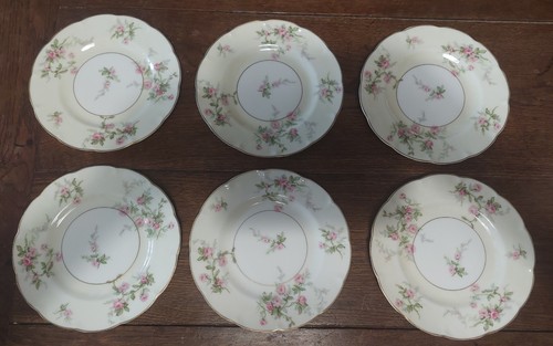 Assiettes plates série six - assiettes,