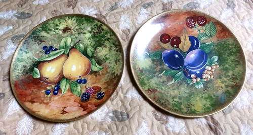 Anciennes paire assiette en - anciennes,