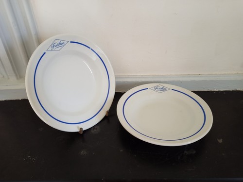 Paire assiette porcelaine - d'assiette,